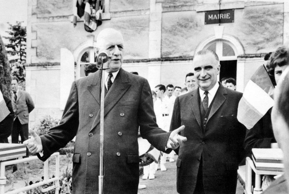 Georges Pompidou Charles de Gaulle AFP