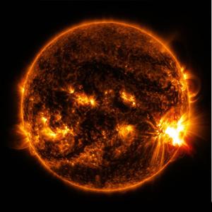 Eruption solaire