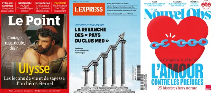 À la Une de vos hebdos cette semaine