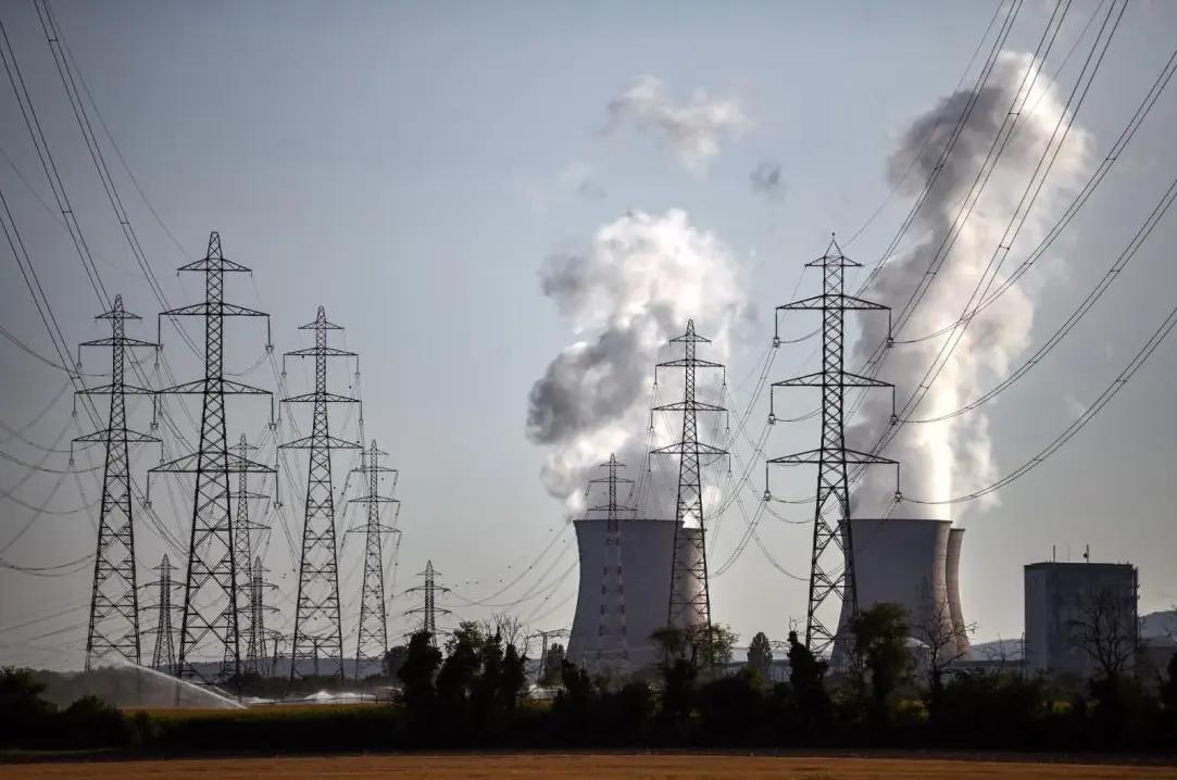 La centrale nucléaire du Bugey à Saint-Vulbas, le 20 juillet 2023, en France.