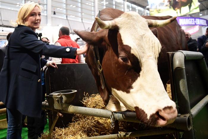 Marine Le Pen salon de l'agriculture AFP