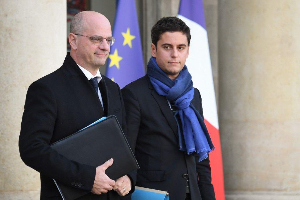 Jean-Michel Blanquer Gabriel Attal AFP