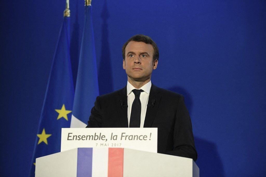Emmanuel Macron 2017 AFP
