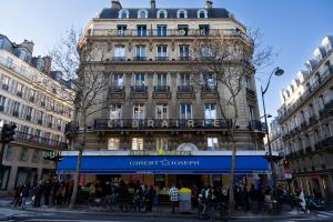 La librairie Gibert Joseph boulevard Saint-Michel, dont la maison mère est en redressement judiciaire