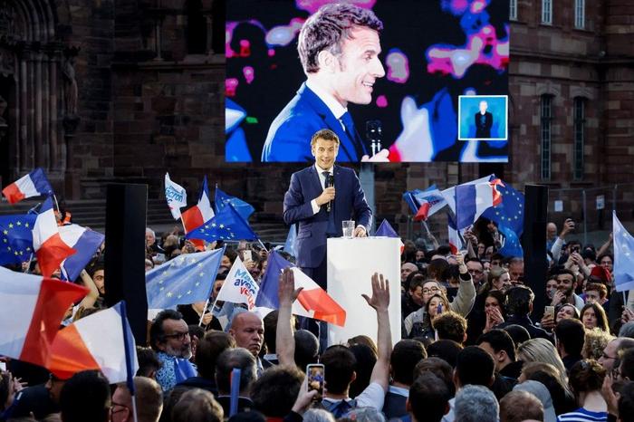 Emmanuel Macron Strasbourg AFP