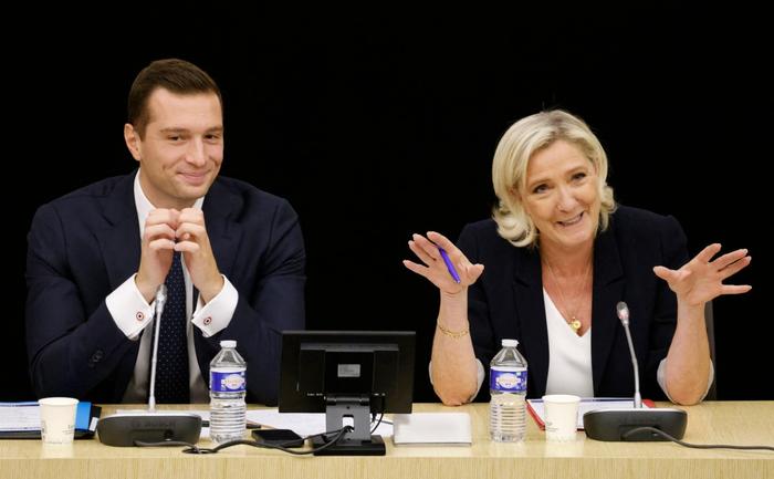 Jordan Bardella et Marine Le Pen