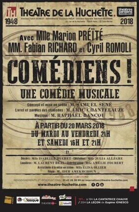 Comédiens" de Eric Chantelauze.
