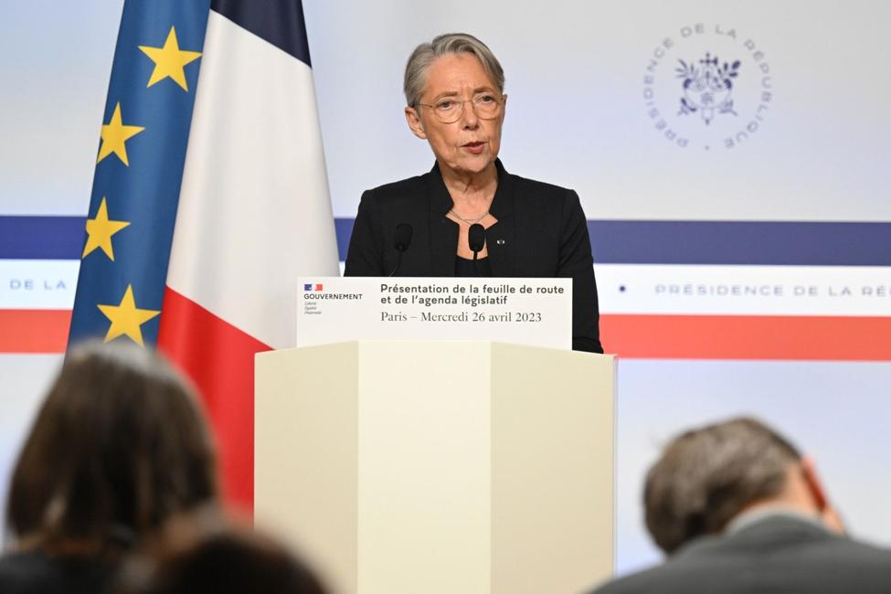 Elisabeth Borne portrait AFP