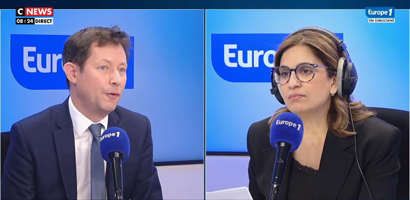 Europe 1 - CNews : François-Xavier Bellamy apporte son soutien à Sonia Mabrouk et appelle Jean-Marc Morandini à démissionner