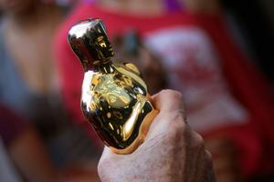 Un trophée des Oscars afin d'illustrer la réussite. (Image d'illustration)