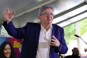 Jean-Luc Mélenchon portrait AFP