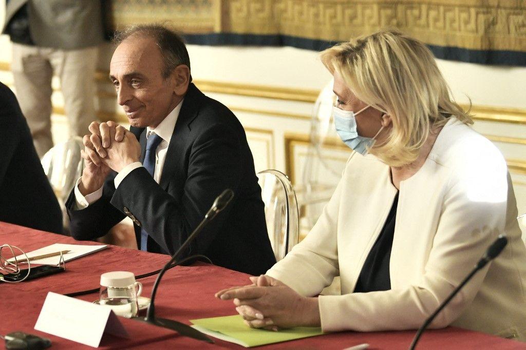 Eric Zemmour Marine Le Pen AFP