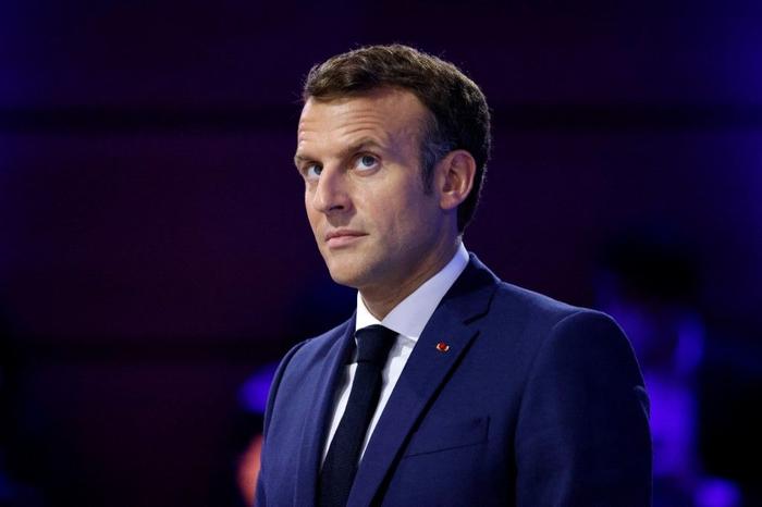 Emmanuel Macron portrait AFP