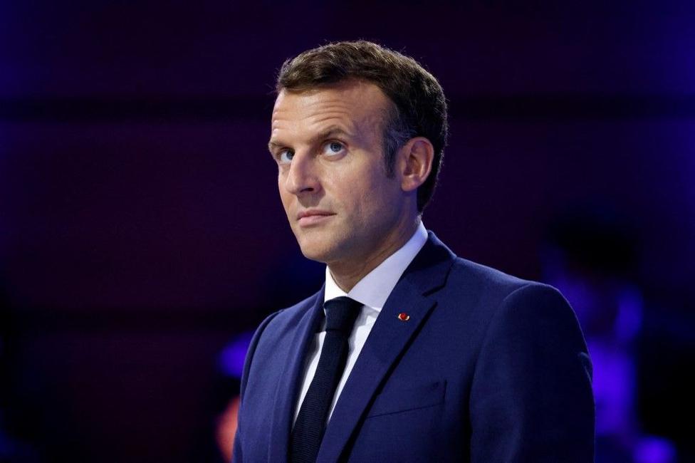 Emmanuel Macron portrait AFP