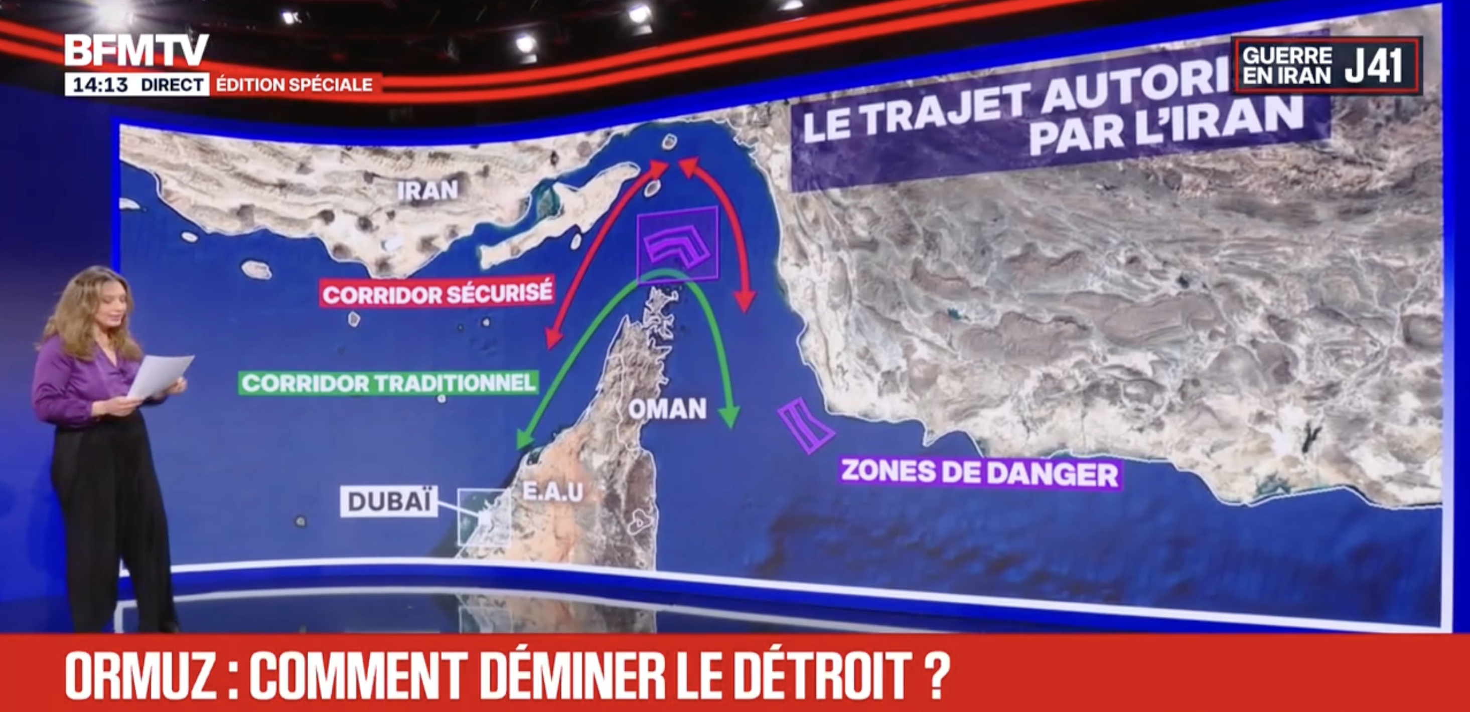 Ce que l'on sait de la présence possible de mines dans le détroit d'Ormuz