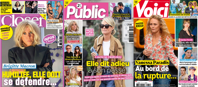 "Closer", "Public" et "Voici".