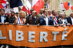 Florian Philippot manifestation AFP