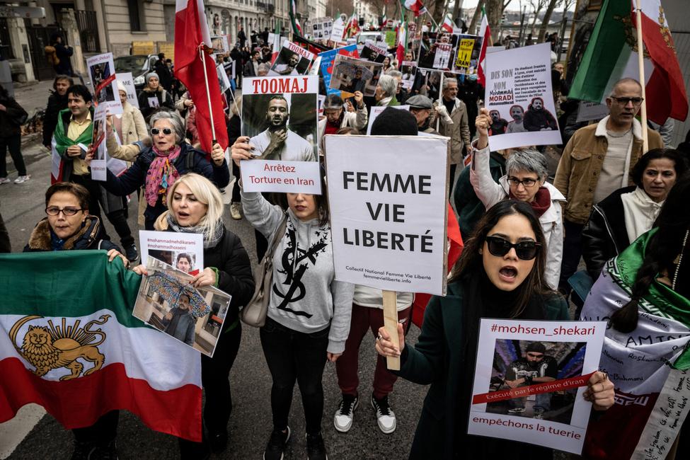 manifestation Iran AFP