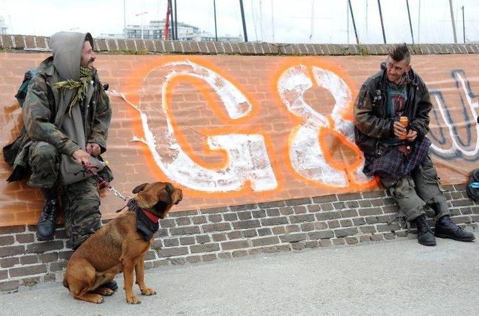 Punk à chien et punk sans chien