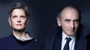 Sandrine Rousseau Eric Zemmour AFP