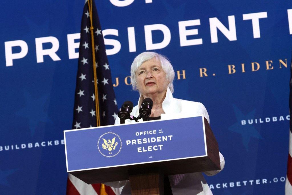 Janet Yellen Joe Biden AFP