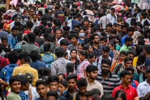 Inde population AFP