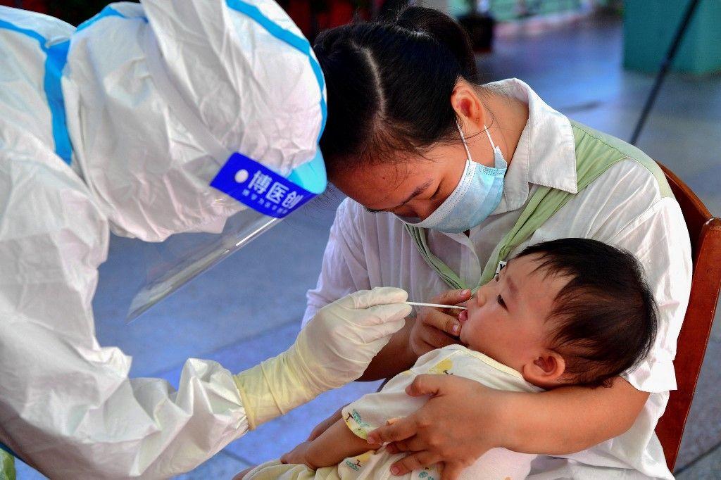 Chine Covid-19 bébé AFP
