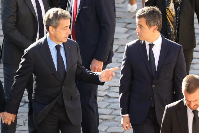 Nicolas Sarkozy Gérald Darmanin AFP