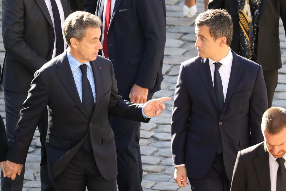 Nicolas Sarkozy Gérald Darmanin AFP