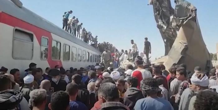 Egypte collision trains
