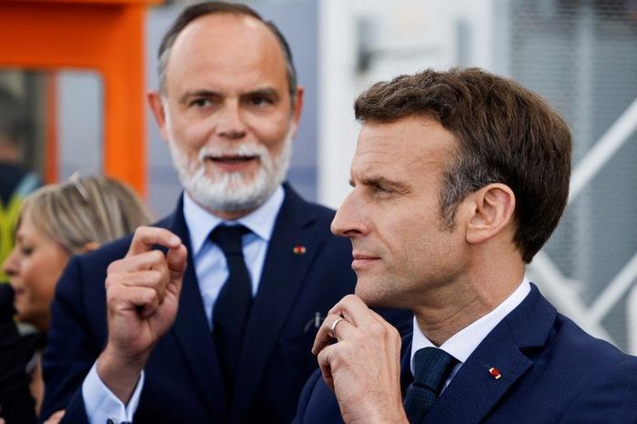 Edouard Philippe Emmanuel Macron AFP