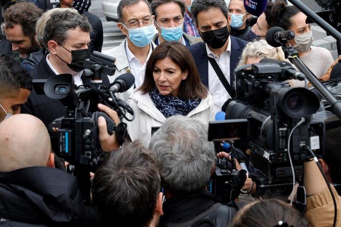 Anne Hidalgo jardins d'éole AFP