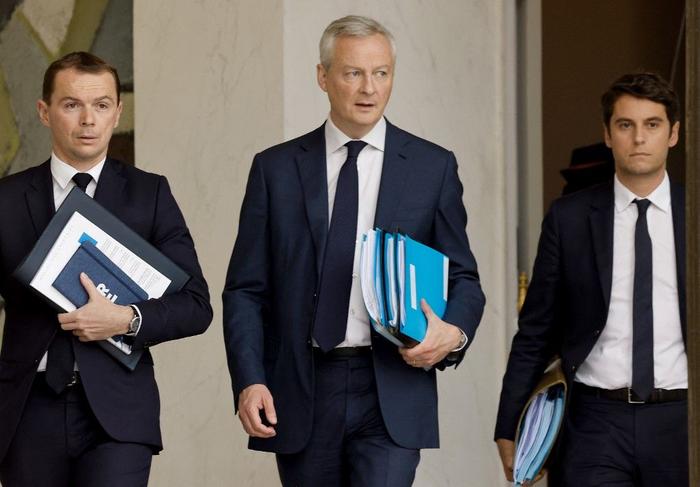 Olivier Dussopt Bruno Le Maire AFP