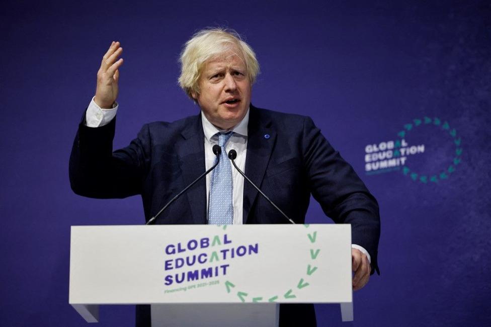 Boris Johnson discours AFP