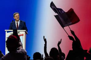  Jean-Luc Mélenchon lors d’un meeting de La France insoumise.