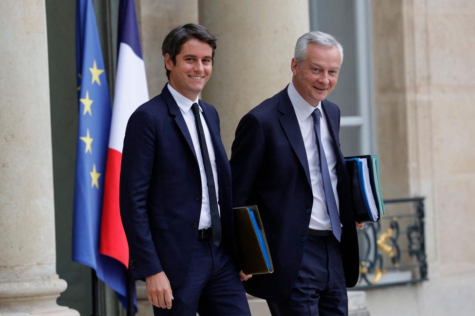 Gabriel Attal Bruno Le Maire AFP