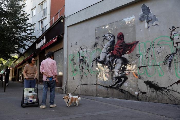 Banksy oeuvre AFP
