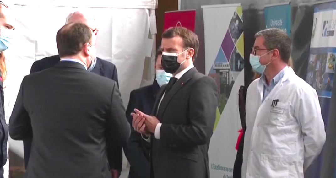 Emmanuel Macron à Valenciennes