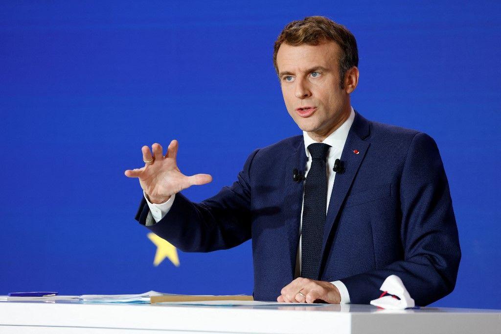 Emmanuel Macron discours Europe AFP