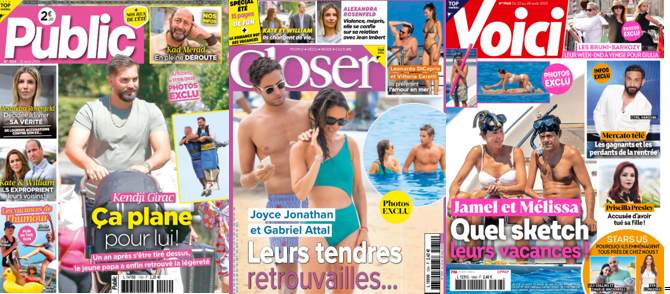 Public, Closer et Voici.