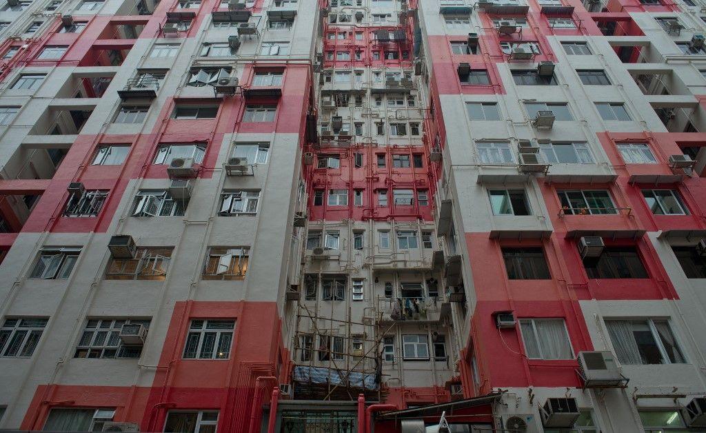 Hong Kong ventilateur bâtiment AFP