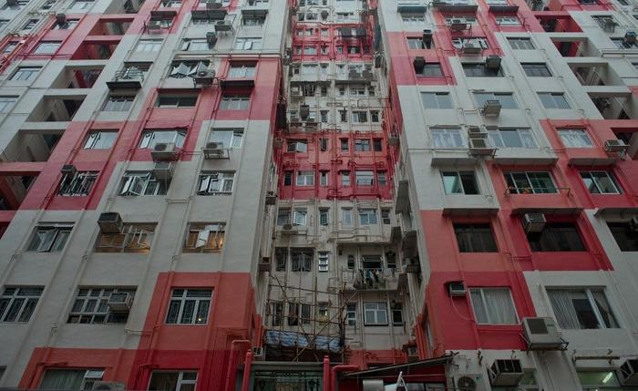 Hong Kong ventilateur bâtiment AFP
