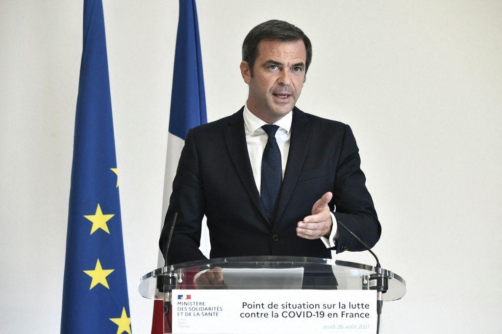 Olivier Véran conférence de presse AFP