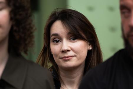 Xenia Fedorova lors du Festival du Livre de Paris 2025 au Grand Palais, le 12 avril 2025.