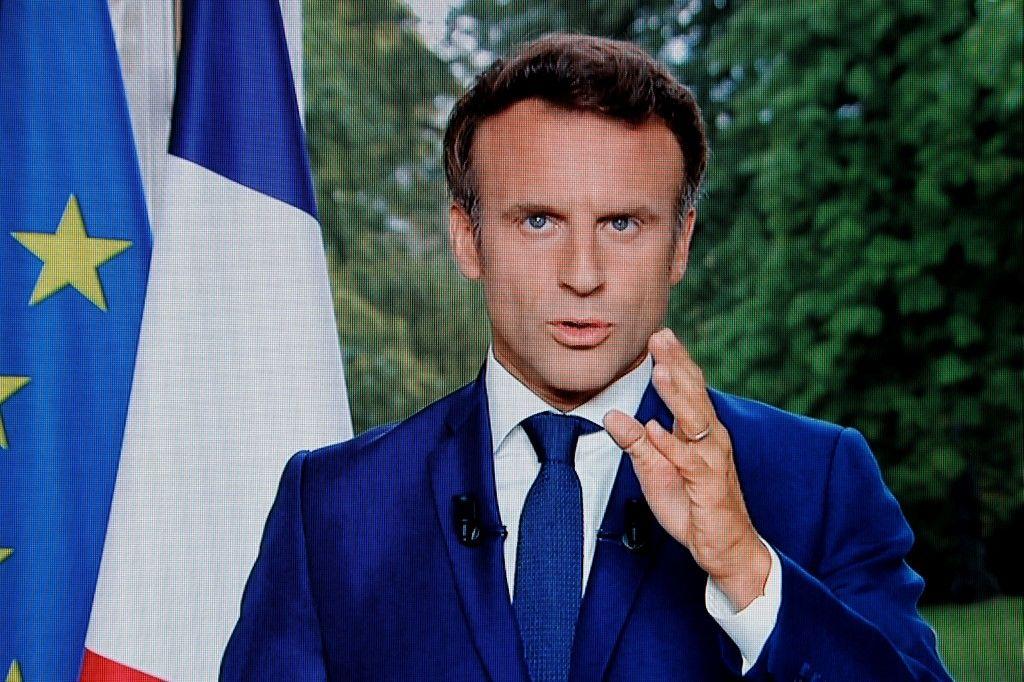 Emmanuel Macron allocution AFP