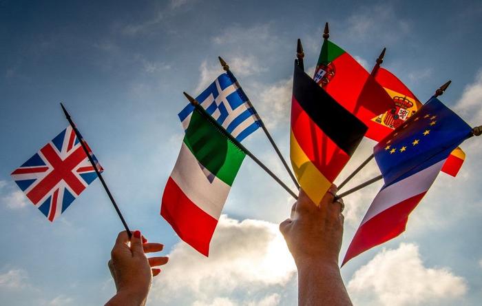 drapeaux européens Europe AFP