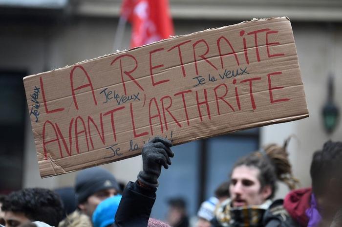 Manifestation contre la réforme des retraites