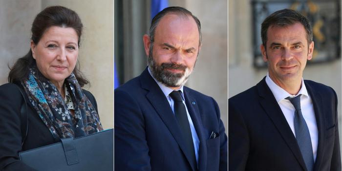 Agnès Buzyn, Edouard Philippe et Olivier Véran à l'époque du covid 19