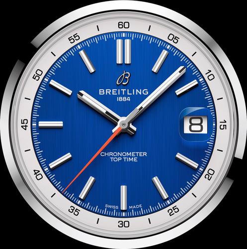 Trois aiguilles et une date pour un mouvement manufacture qui fait ses premières armes (Breitling)…