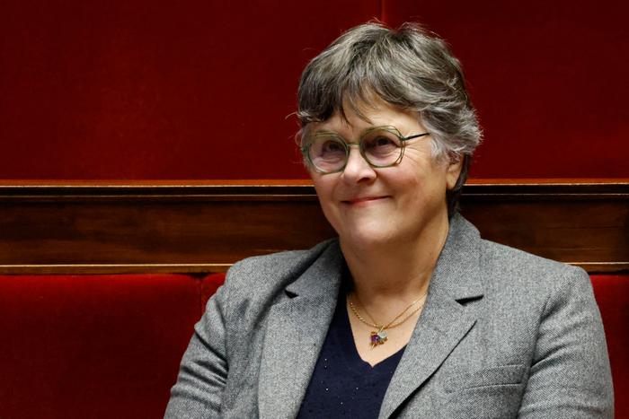 La députée Dominique Voynet à l'Assemblée nationale, le 20 janvier 2025.